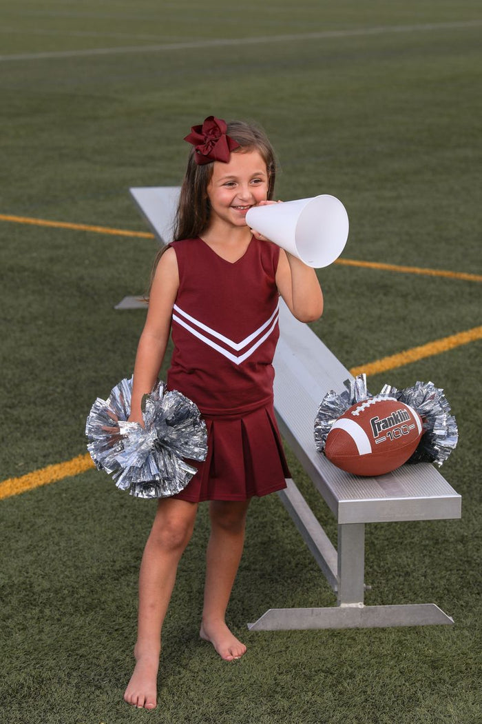 Cheer Uniform Set Maroon