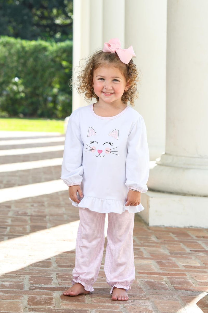 TROTTER STREET KITTEN PANTS SET