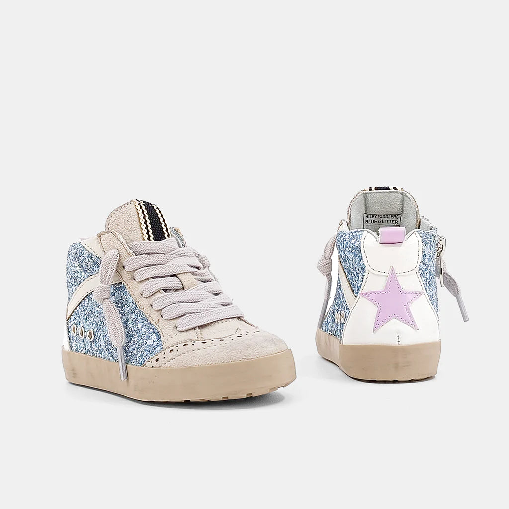 SHUSHOP RILEY TODDLER BLUE GLITTER