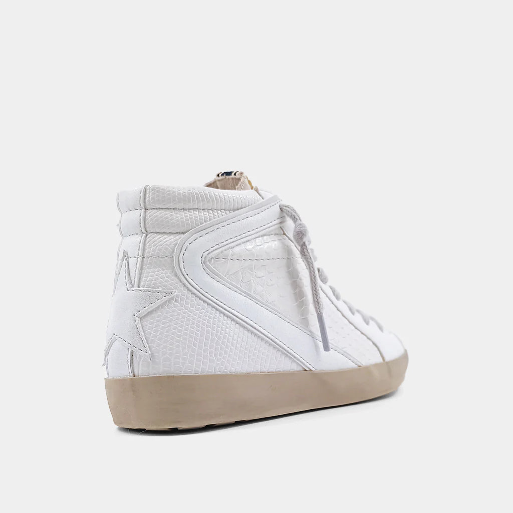 SHUSHOP ROONEY KIDS SNEAKER OFF WHITE SNAKE