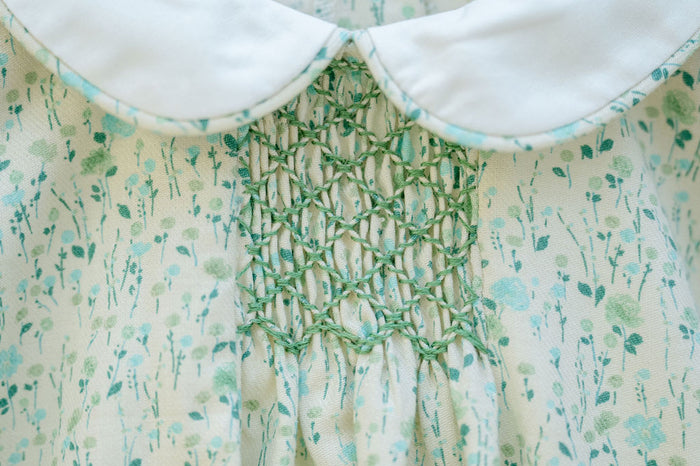 Ruth & Ralph Fall Floral Smocked Libby Dress