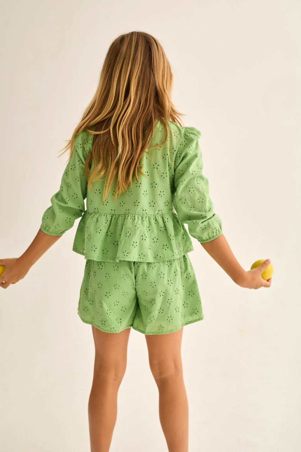 Ruby Shorts Green Swiss