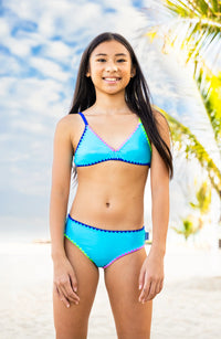 RANI 2 PIECE SWIMSUIT TURQUOISE