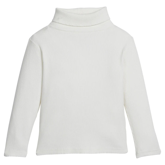 BISBY RIBBED TURTLENECK IVORY