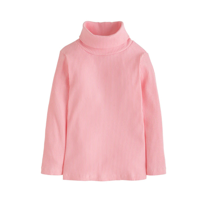BISBY RIBBED TURTLENECK BUBBLEGUM
