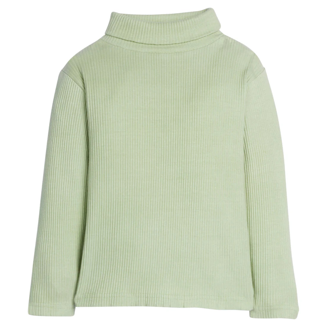 BISBY RIBBED TURTLENECK PISTACHIO ICE CREAM