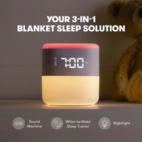 FRIDABABY 3 IN 1 SOUND MACHINE + WHEN TO WAKE CLOCK + NIGHTLIGHT