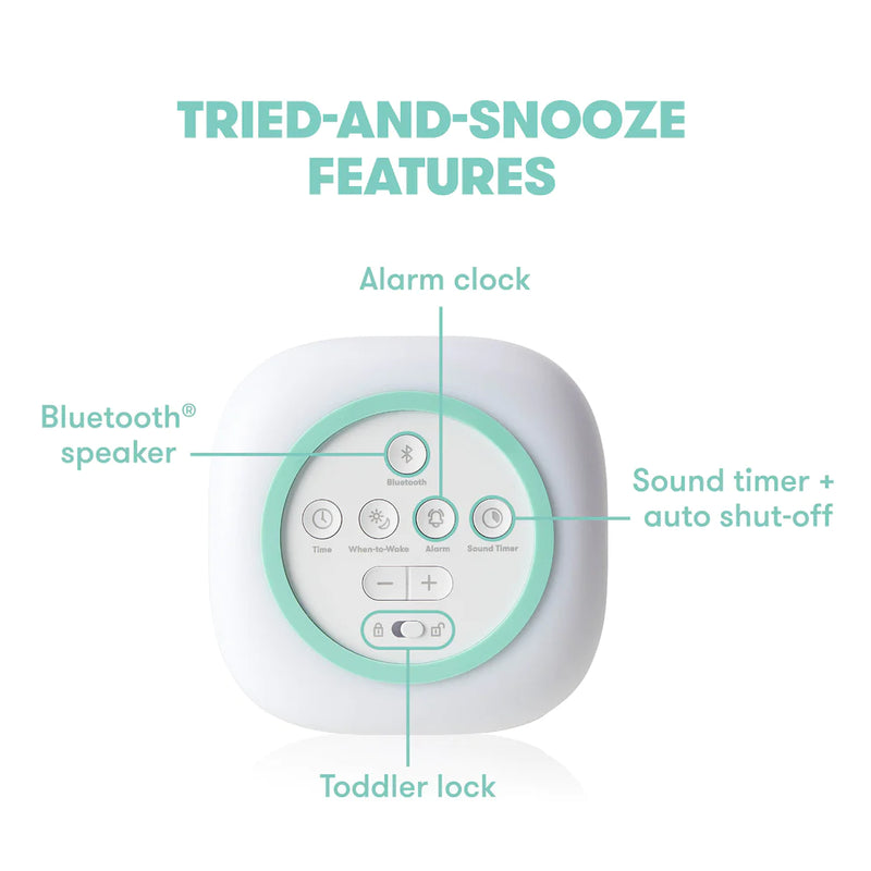 FRIDABABY 3 IN 1 SOUND MACHINE + WHEN TO WAKE CLOCK + NIGHTLIGHT