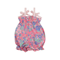 TBBC ROSEY ROMPER PARAN MINI FLORAL PALM BEACH PINK