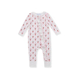 SWOON BABY SCALLOPED CANDY CANE BUTTERKNIT LAYETTE