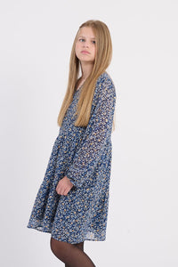 MOLLY BRACKEN GIRLS  BLUE NORA DRESS