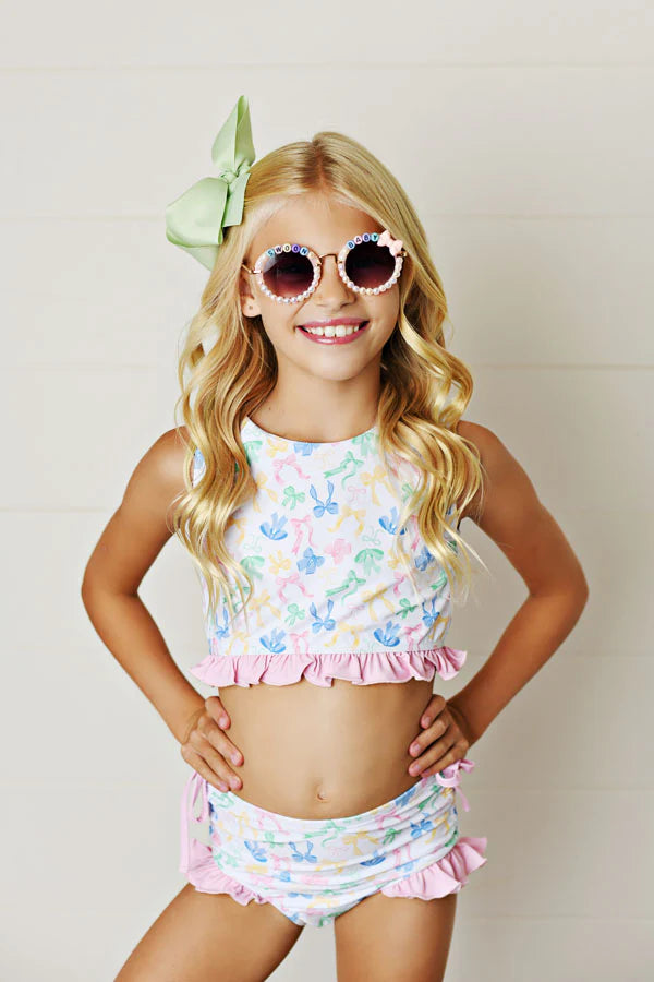 SWOON BABY UPF 50 2 PC SWIM BOW-TIFUL