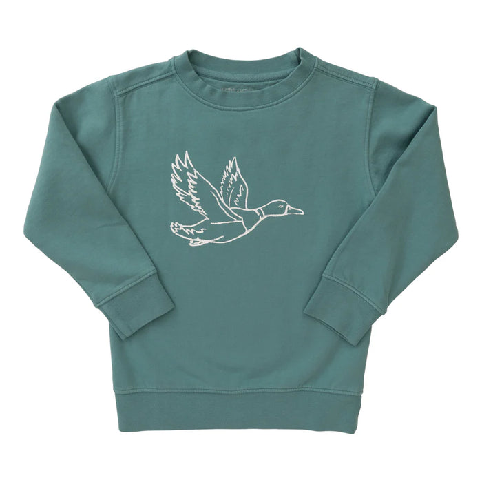 MUSTARD & KETCHUP SEAFOAM MALLARD SWEATSHIRT