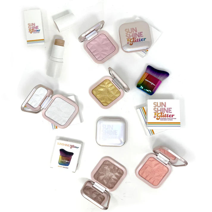 SUNSHINE & GLITTER HIGHLIGHTER SHIMMER COMPACT