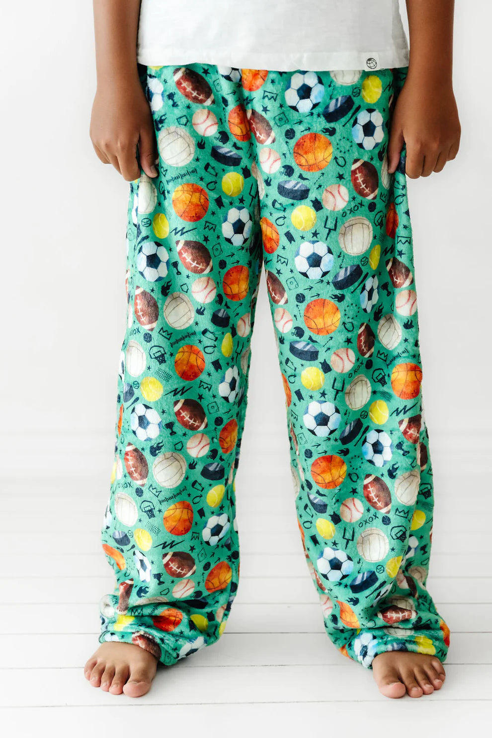 MACARON & ME COZY PLUSH PANTS SPORTS