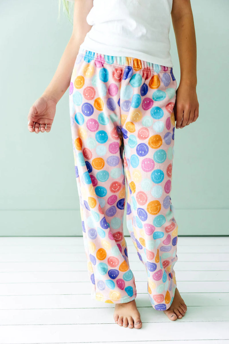 MACARON & ME COZY PLUSH PANTS SMILES