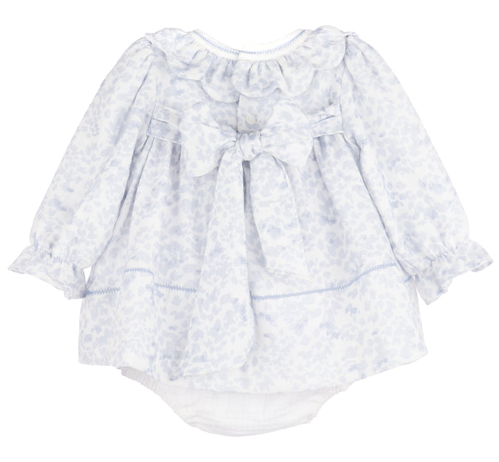 SOPHIE & LUCAS FROSTY FLORAL SCALLOP RUFFLE FLOAT