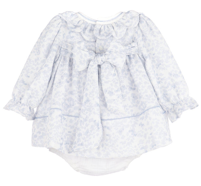 SOPHIE & LUCAS FROSTY FLORAL SCALLOP RUFFLE FLOAT