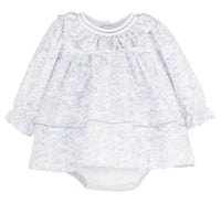 SOPHIE & LUCAS FROSTY FLORAL SCALLOP RUFFLE FLOAT