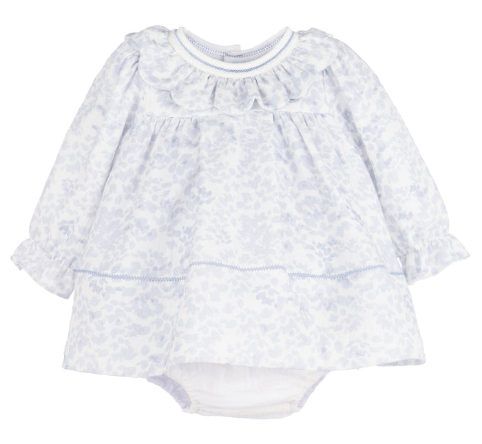 SOPHIE & LUCAS FROSTY FLORAL SCALLOP RUFFLE FLOAT