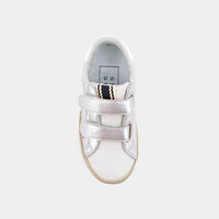 SHUSHOP SUNNY TODDLERS SILVER DISTRESSED SNEAKER