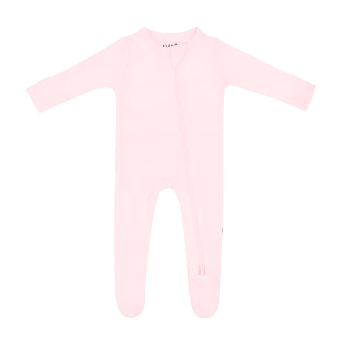 KYTE BABY ZIPPERED  FOOTIE IN SAKURA