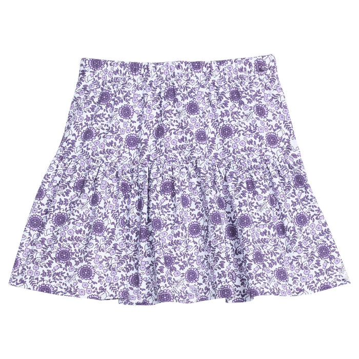 BISBY SALLY SKORT LAVENDER VINE FLORAL