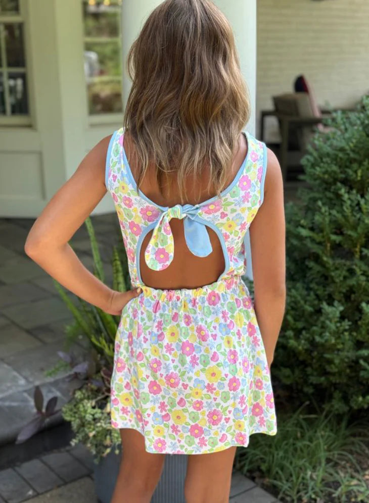 KRISTIN KNOT DRESS BLOSSOMS & BLOOMS