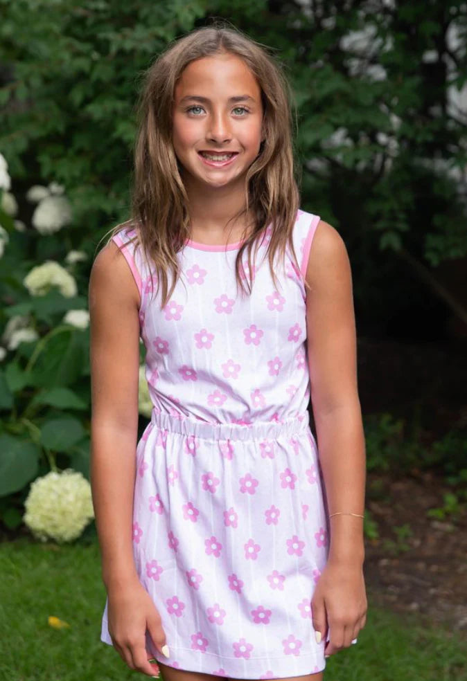 KRISTIN KNOT DRESS FLOWER POWER