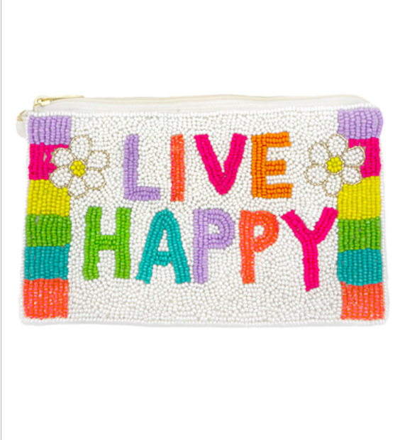 LIVE HAPPY BEADED WRISTLET