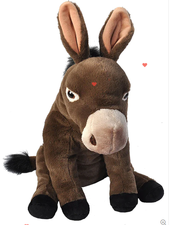 MULE STUFFED ANIMAL 12"