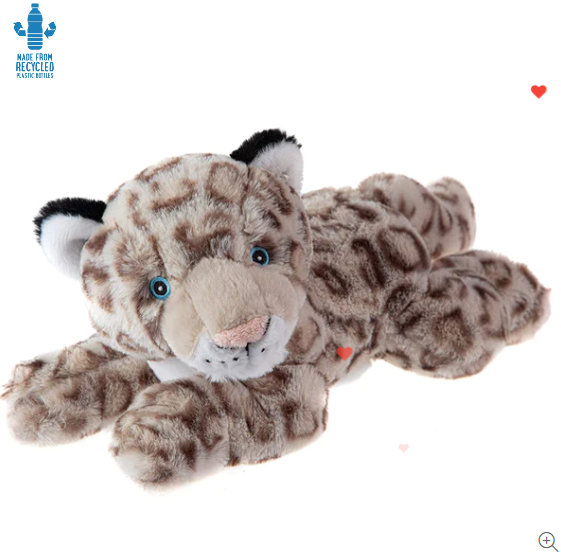 ECOKINS SNOW LEOPARD 12"