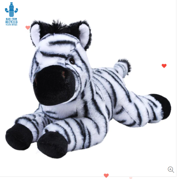 ECOKINS SNOW ZEBRA 12"