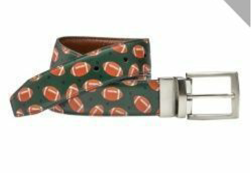 JOHNSTON & MURPHY BOYS REVERSIBLE FOOTBALL BELT