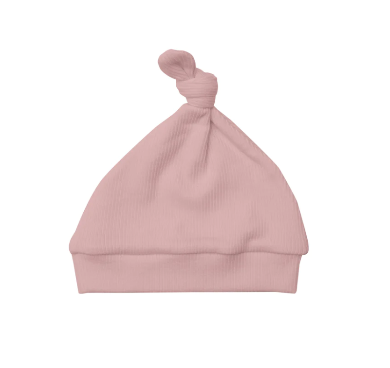 ANGEL DEAR KNOTTED HAT SILVER PINK