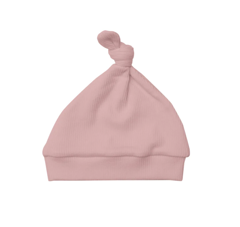 ANGEL DEAR KNOTTED HAT SILVER PINK