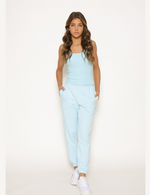 KAVEAH FRENCH TERRY STRAIGHT JOGGER COOL BLUE