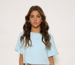 KAVEAH COTTON JERSEY TEE COOL BLUE