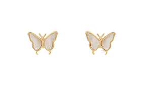 BUTTERFLY STUD EARRINGS