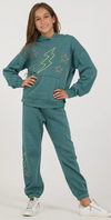 VINTAGE HAVANA HUNTER GREEN LIGHTING STAR HEARTS JOGGER