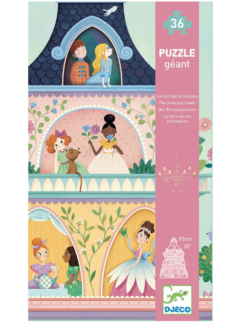 DJECO GIANT FLOOR PRINCESS TOWER PUZZLE