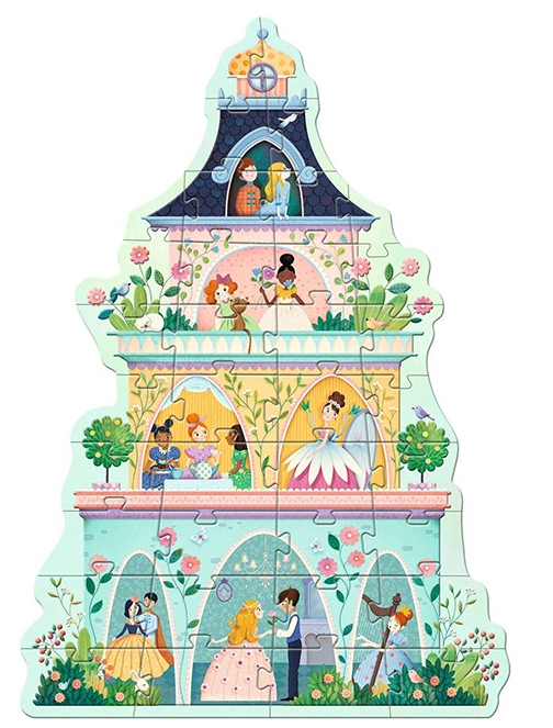 DJECO GIANT FLOOR PRINCESS TOWER PUZZLE