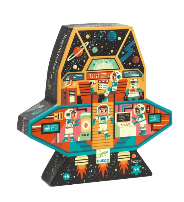 DJECO SILHOUETTE SPACE STATION PUZZLE