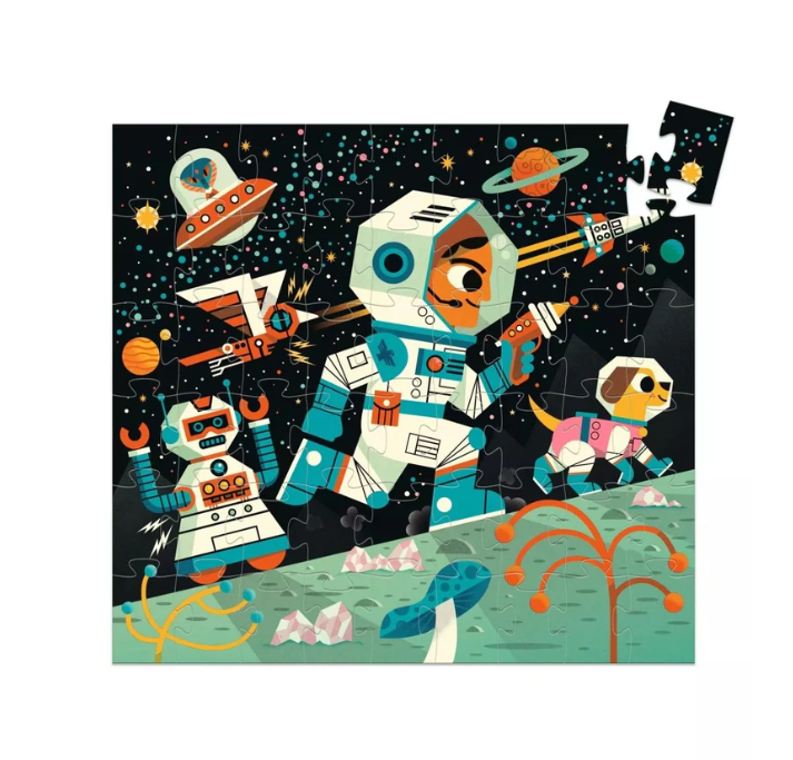 DJECO SILHOUETTE SPACE STATION PUZZLE