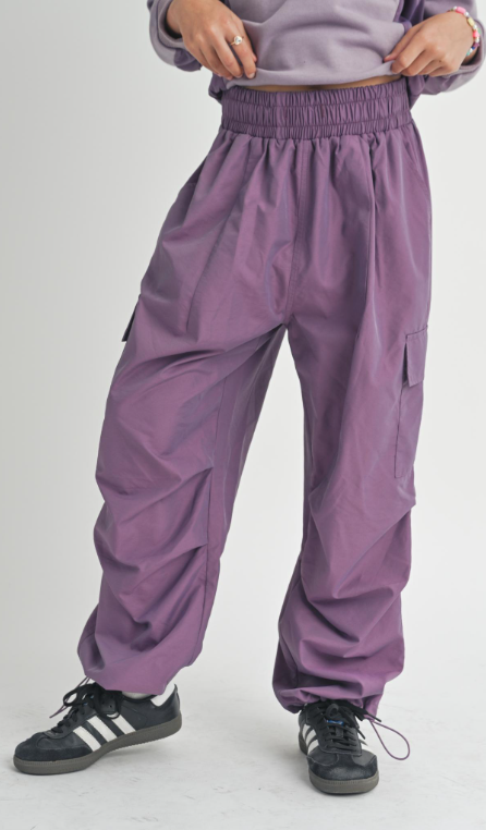 SADIE & SAGE TWEEN VITA ELASTIC CARGO PANTS