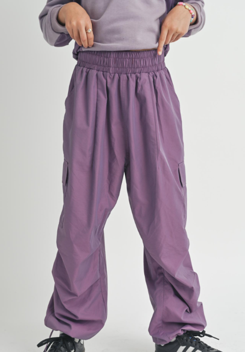 SADIE & SAGE TWEEN VITA ELASTIC CARGO PANTS