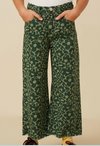 HAYDEN GIRLS RETRO FLORAL STRAIGHT LEG DENIM PANTS