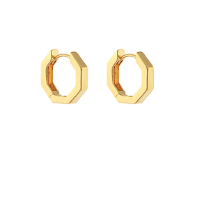 ANGLED STUD HOOPS