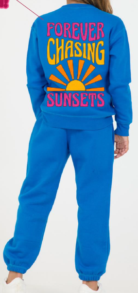 VINTAGE HAVANA COBALT FLEECE JOGGER SUNSHINE