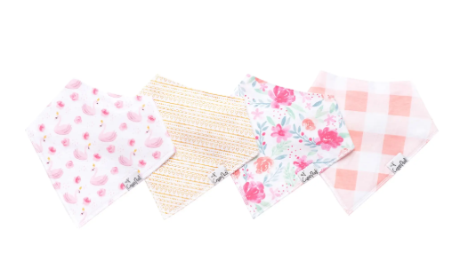 COPPER PEARL JUNE BANDANA BIB SET